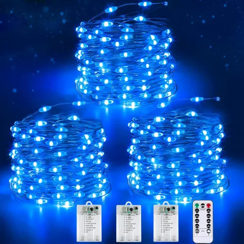 Miniatura 17 de 30LED Acorn Fairy Lights Battery Operated Fall String Lights Indoor Decor Remote Control, 8 Lighting Modes, IP44 Waterproof, Timer & Dimmable
