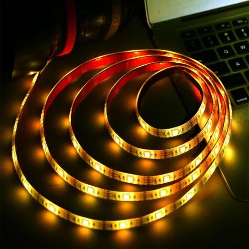 Miniatura 4 de ACONDE Tira de luces LED USB de 3.28 pies, decoración de interiores, retroiluminación de TV, control remoto de 24 teclas