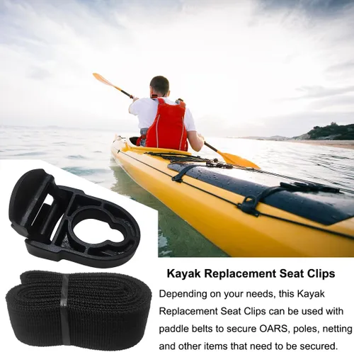 Miniatura 6 de Kayak Seat Repair Kit Clips & Hooks Compatible with Lifetime Emotion Seat Contain Seat Clips and Hooks Fits (8 Pack)