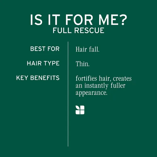 Miniatura 8 de Biolage Acondicionador Full Rescue - Fortifica y densifica el cabello fino, aceite de romero y niacinamida, vegano y libre de crueldad animal