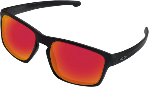 Miniatura 2 de BroLizard - Lente polarizada para gafas de sol Oakley Sliver OO9262, rojo, astilla