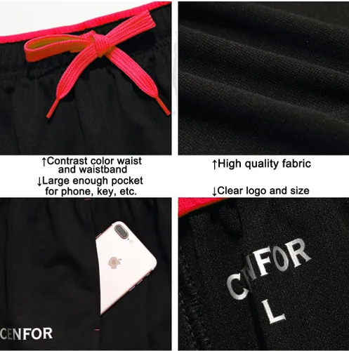 Miniatura 6 de Pantalones de deporte para hombre con bolsillos con parte inferior abierta, pantalones de entrenamiento para atletismo, trotar, entrenar, casual
