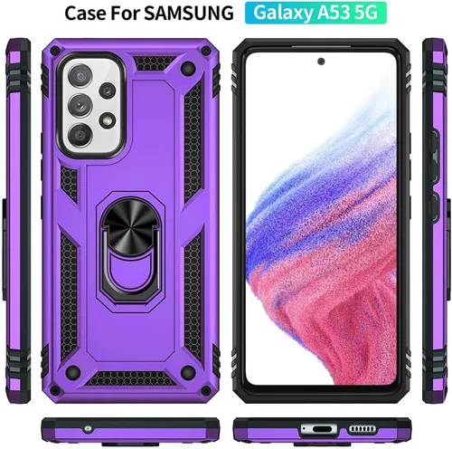 Miniatura 3 de Funda para Samsung A53 5G, Galaxy A53 5G con protector de pantalla HD, [grado militar probada en caídas desde 16 pies], funda protectora de teléfono