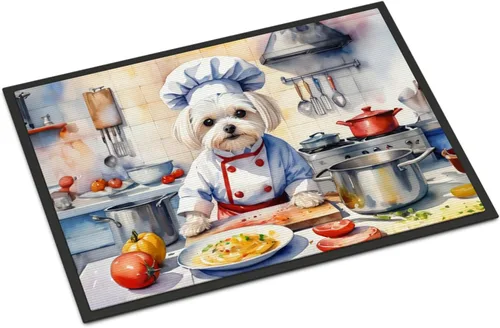 Miniatura 163 de Caroline's Treasures DAC6179MAT Affenpinscher - Tapete para puerta delantera, para interiores y exteriores, para entrada, antideslizante, lavable