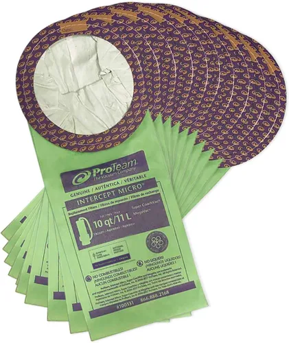 Filtro de aspiradora ProTeam Intercept Micro, cuello abierto: 10 unidades