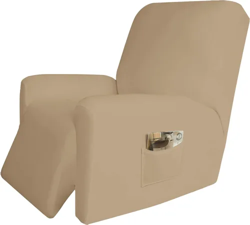 Miniatura 16 de Easy-Going - Funda elástica de microfibra para sofá reclinable seccional, suave vellón ajustable a tu sofá de 2 cuerpos, lavable, protege tus