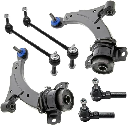 Miniatura 291 de Detroit Axle - Kit de extremo delantero para Chrysler 300 Dodge Charge Challenger 2011-2023, 2 brazos de control inferiores traseros 2 rótulas
