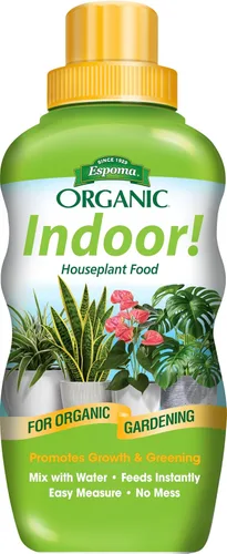 Espoma Alimento orgánico concentrado de 8 onzas para plantas, fertilizante para plantas de interior para plantas grandes y pequeñas como potos, higo