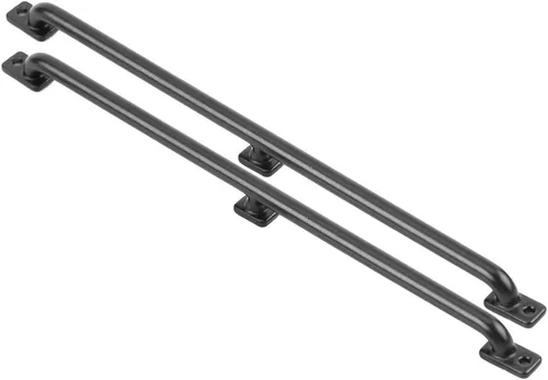 Miniatura 4 de Accesorio de actualización de metal a control remoto, barandilla de metal izquierda/derecha para automóvil de oruga RC a escala 1/10, pasamanos