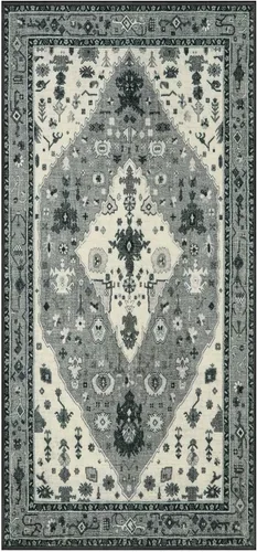 Miniatura 34 de Lahome Alfombra tribal bohemia de 2 x 3 pies, alfombra verde pequeña para entrada, suave, antideslizante, lavable, alfombra de baño bohemia de pelo