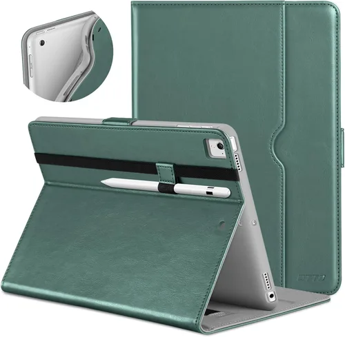 Miniatura 18 de DTTO para iPad de 9.7 pulgadas 5ª/6ª generación 2018/2017 con soporte para Apple Pencil, funda de piel premium con función atril para iPad de 9.7
