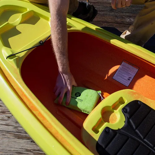 Miniatura 5 de Perception - Esponja para kayak Esponja absorbente de agua para kayak Absorbe hasta 1 litro, amarillo, talla única