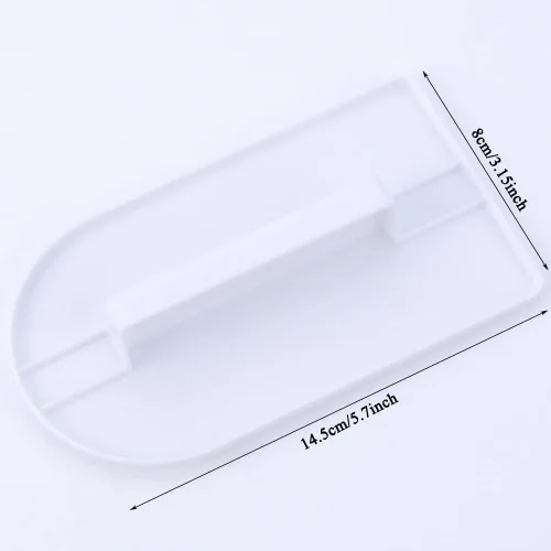 Miniatura 3 de AKOAK 2 PCS Fondant herramienta alisar pastel decorar más suave pulidor 5.7 x 3.1 in