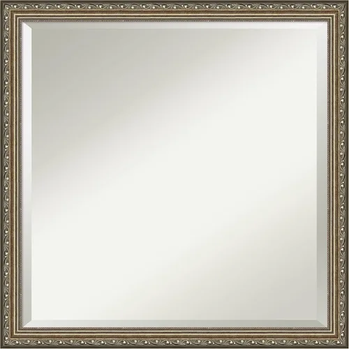 Miniatura 8 de Amanti Art Espejo de baño de madera, espejo de pared plateado parisino para usar como espejo de tocador de baño sobre el fregadero