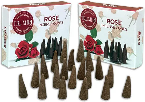 Miniatura 41 de TRUMIRI Incienso ámbar – Paquete de 20 conos (2 x 10) – Incienso de cono perfumado