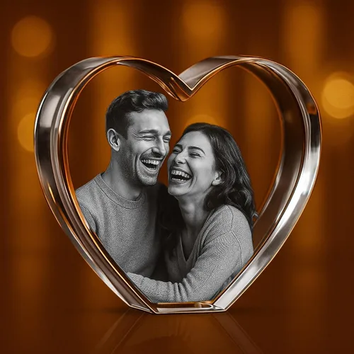 Miniatura 10 de Foto holográfica 3D personalizada grabada al aguafuerte dentro del cristal: cumpleaños, regalo de boda, conmemorativo, Día de la Madre, San