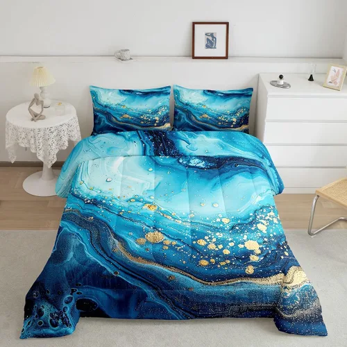 Miniatura 11 de Erosebridal Juego de ropa de cama individual de animales del zoológico para niños, lindo juego de edredón de animales salvajes de dibujos animados