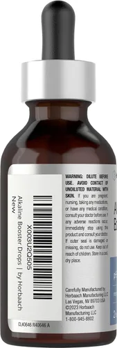 Miniatura 3 de Horbaach - Gotas de agua alcalinas 2 onzas líquidas Suplemento de equilibrio de pH Refuerzo con minerales Sin OMG y sin gluten