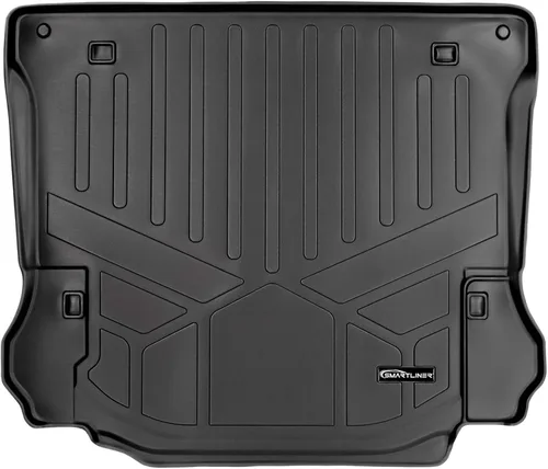 Miniatura 16 de SMARTLINER Juego de tapetes de piso de ajuste personalizado para 1ª fila, color negro para modelos Jeep Wrangler Unlimited 1997-2006 de 4 puertas