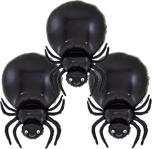 Miniatura 29 de Globos de murciélago para Halloween, globos de aluminio para fiestas temáticas de murciélagos, suministros de decoración de Halloween, cumpleaños