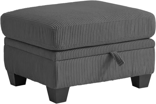 Miniatura 16 de CHIC HOUSE Modular Sectional Sofa with Storage Ottomans, Corduroy Cloud Couch for Small Spaces & Apartments, Reconfigurable L/U Shaped Convertible