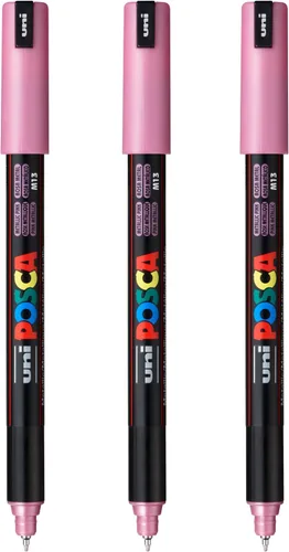 Miniatura 17 de Posca PC-1MR - Marcadores de pintura a base de agua, punta extra fina (0,7 mm), color albaricoque, paquete de 3