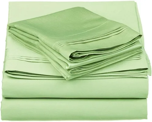 Miniatura 30 de LaxLinen Sábanas Aqua Solid Full, 1 sábana bajera de bolsillo extra profundo para colchones de 18 a 24 pulgadas, calidad egipcia elástica, 600 hilos