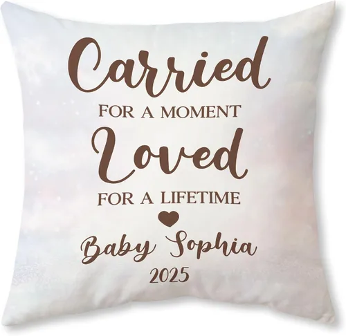 Miniatura 17 de Hyturtle Almohada conmemorativa personalizada para bebé (bebé conmemorativo 1)