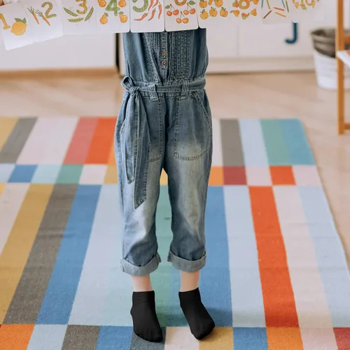 Miniatura 4 de BOOPH 12 pares de calcetines de tobillo para niños y niñas de corte bajo media amortiguación calcetines atléticos
