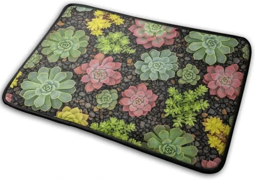 Miniatura 8 de Alfombras de baño suaves y antideslizantes, herramientas de peluquería y peluquería, tapete absorbente para puerta de entrada exterior, tapete