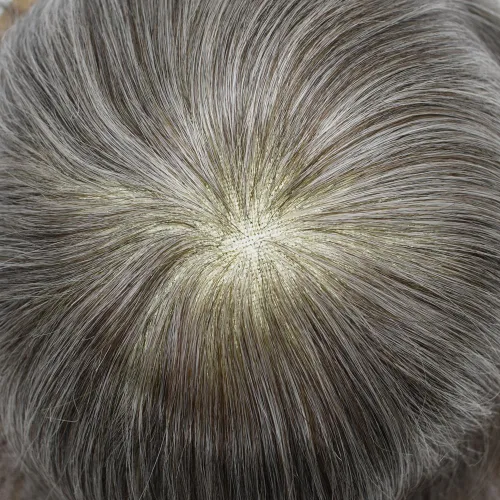 Miniatura 171 de Toupee para hombres Piezas de cabello humano real Encaje suizo para hombres Toupee unidades de cabello humano europeo para hombres Hairpieces