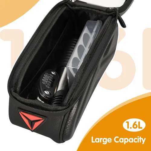 Miniatura 3 de Kit de Reparación de Bicicleta, Bolsa de Reparación de Bicicleta con Bomba de Neumáticos, Kit de Herramientas de Bicicleta para Viajes de Camping