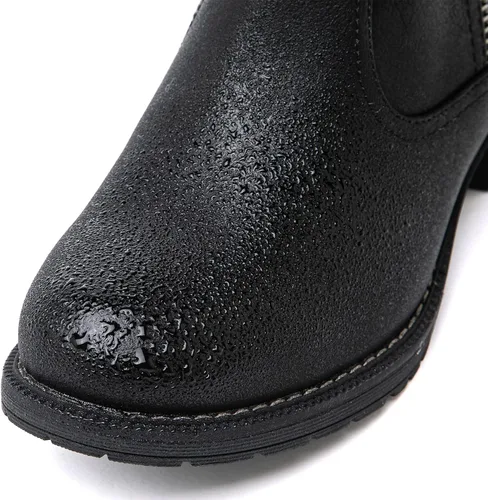 Miniatura 6 de GLOBALWIN Botas altas hasta la rodilla para mujer, botas de equitación cómodas para mujer, tacón bajo