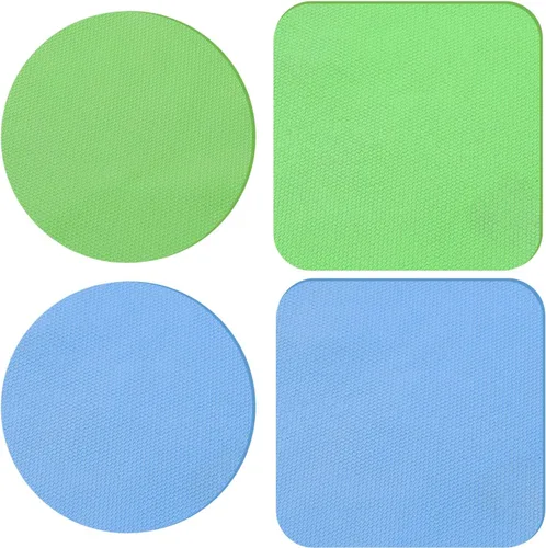 Abrelatas de tarros para personas mayores con artritis, almohadillas de goma con agarre, abrebotellas y latas, utensilios de cocina (azul claro +