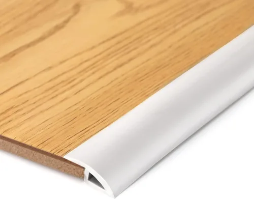 Miniatura 13 de BNELL Tira de molduras para bordes de alfombras y pisos, Tira de transición de piso autoadhesiva de PVC, Umbrales para puertas con una altura menor