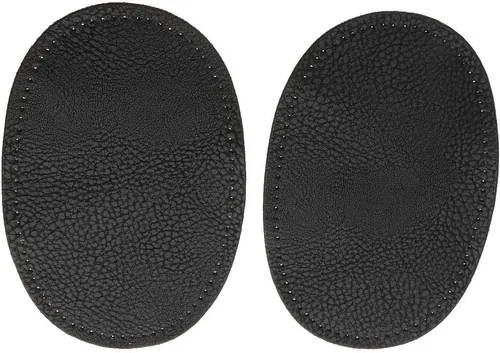 Miniatura 7 de BeeSpring 2 Piezas De Cuero Pu Parche Coser En Parches Repir Codo Rodilla Para Ropa Accesorios De Ropa - Negro