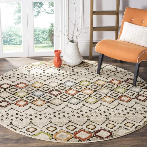 Miniatura 16 de SAFAVIEH Amsterdam Collection Alfombra Decorativa - 2.3 pies x 4 pies, Negro & Multi, Diseño Marroquí Bohemio, Sin Desprendimiento y Fácil Cuidado