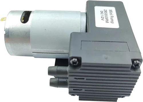 Miniatura 3 de DC 12V 10L/M -80KPa Bomba de aire de vacío Bomba de diafragma de succión de presión negativa DIY Packer Inflador grande