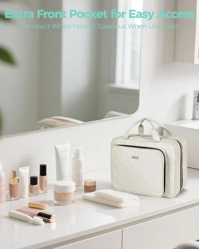 Miniatura 3 de Bolsa de Aseo BALHLHG, Beige, M, Moda