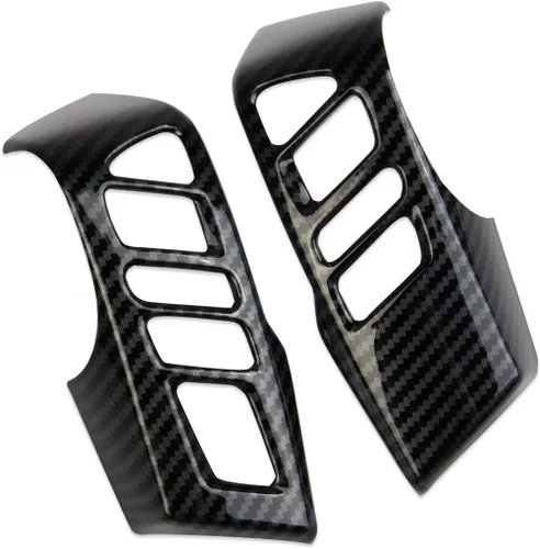 Miniatura 5 de Cubierta de volante interior de fibra de carbono para Nissan Frontier 2022-2025 para Titan 2020-2024
