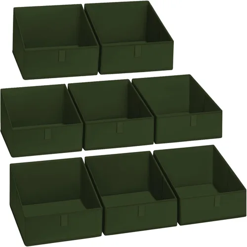 Miniatura 66 de DIMJ Contenedores de almacenamiento trapezoidales para ropa, 4 paquetes organizadores de armario y cestas de almacenamiento, cestas plegables