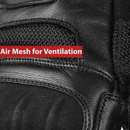 Miniatura 4 de Jackets 4 Bikes Guantes tácticos de cuero de cabra y AirMesh para hombre