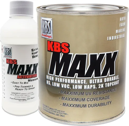 Miniatura 3 de KBS Coatings 805202 Hot Rod Black MAXX Med Activator - 1 Galón Hot Rod Negro