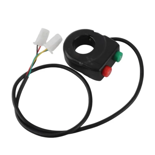 Miniatura 8 de 2 en 1 Faros delanteros de motocicleta Interruptor de encendido/apagado de bocina, interruptores de botón de control de agarre para motocicleta