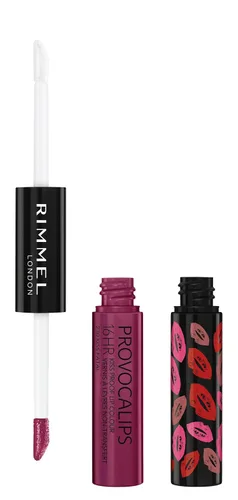 Miniatura 25 de Rimmel London Provocalips 16hr a prueba de besos color labial - Lápiz labial líquido de dos pasos para fijar el color y el brillo - 730 Make Your