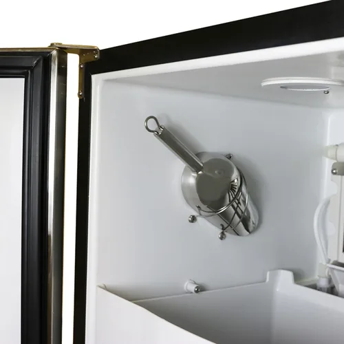 Miniatura 6 de Maxx Ice MIM50P - Máquina fabricadora de cubitos de hielo transparente premium de 65 libras con bomba de drenaje, LED azul e integrada bajo encimera