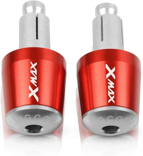 Accesorios de motocicleta para Xmax 7/8 "0.866 in manillar empuñaduras tapa de extremo de barra para Yamaha Xmax 125 250 300 400 X MAX 2017 (color: