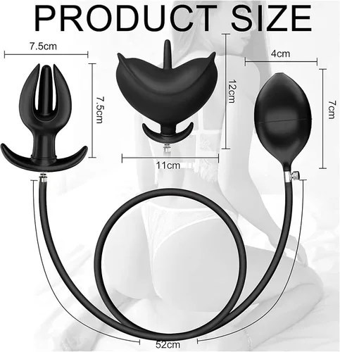 Miniatura 6 de Expand Anal Expand - Tapón anal inflable para entrenamiento, dilatador anal para culo, próstata, juguete sexual para hombres y mujeres (color : 1)
