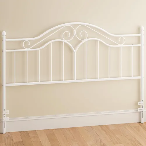 Miniatura 17 de Elephance Cabecero para Marco de Cama Tamaño Queen, Cabecero de Metal de Cama con Plataforma Vintage Únicamente, Altura Ajustable, Resistente