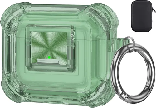 Miniatura 34 de Valkit Funda compatible con AirPods Pro, transparente con kit de limpieza, funda protectora de TPU suave para AirPods Pro Gen 2nd/1st 2023/2022/2019